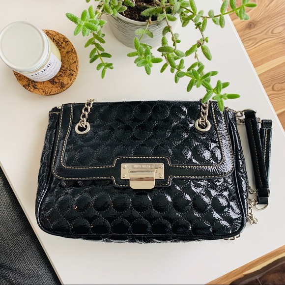 *NWOT* NINE WEST | faux leather black purse